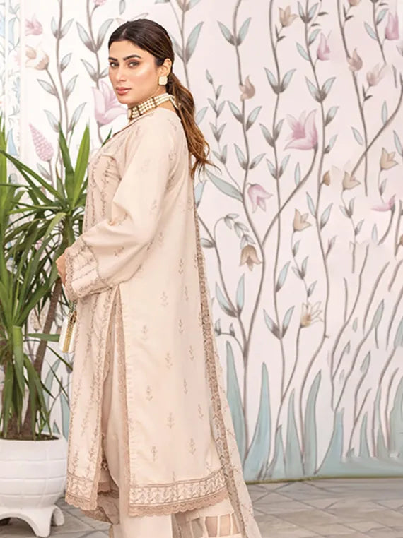 ELEGANZA Dastak by Pearl Arts Embroidered Karandi Collection 2025 Vol-10 (EG-881)