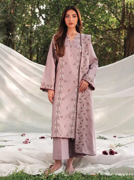 ENCHANTED by Seran Embroidered Khaddar Collection 2025 (D-06)