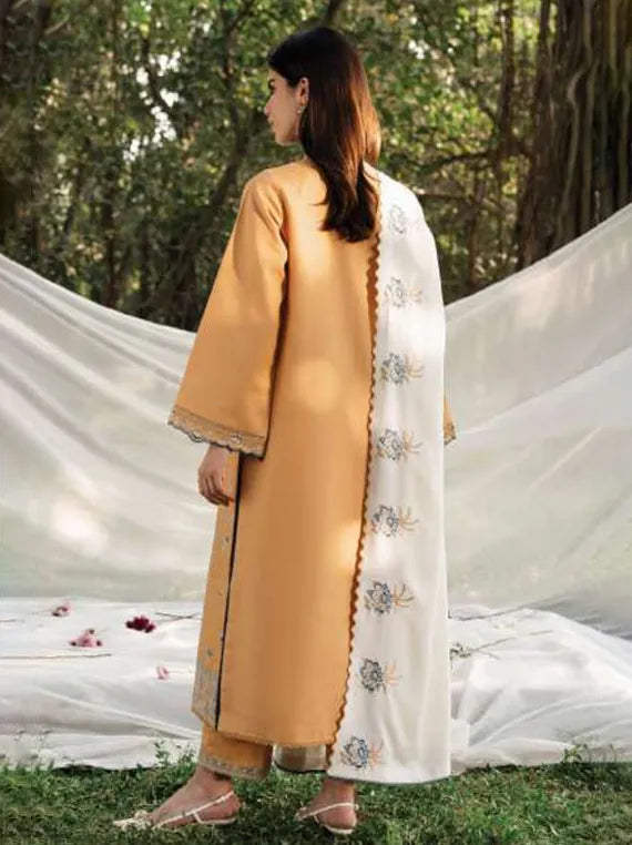 ENCHANTED by Seran Embroidered Khaddar Collection 2025 (D-08)