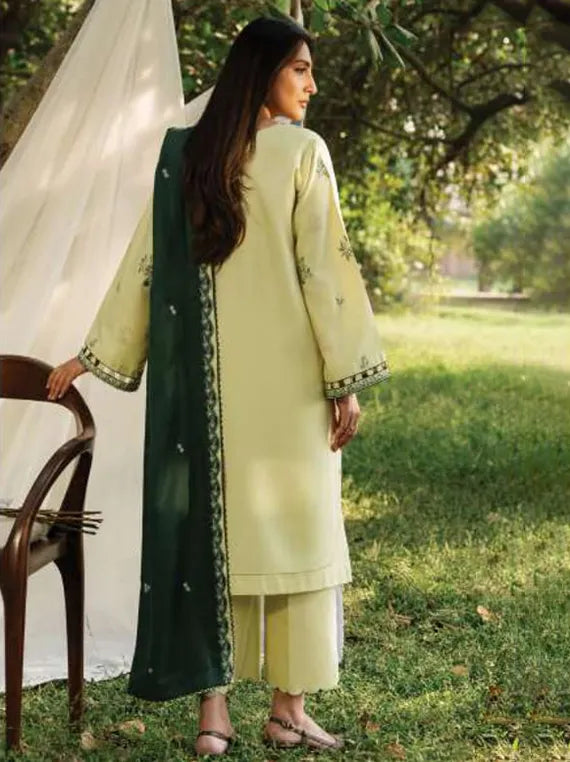 ENCHANTED by Seran Embroidered Khaddar Collection 2025 (D-09)