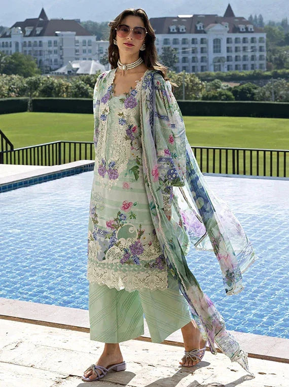 Elaf Signation Embroidered Lawn Collection 2026 (6B-EVELINE WHISPER)