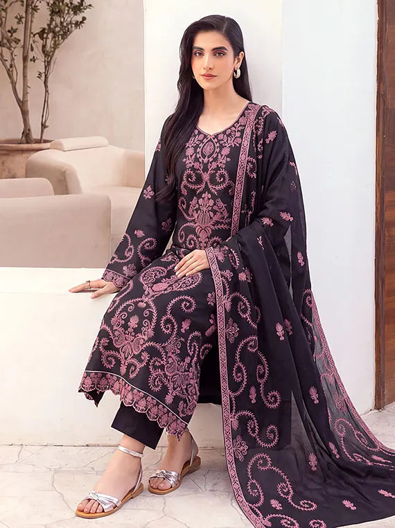 Elaya by Fantak Unstitched Peach Slub Collection'26 V-546 (D-02)