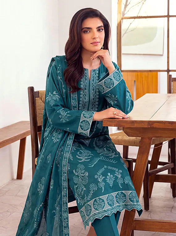 Elaya by Fantak Unstitched Peach Slub Collection'26 V-546 (D-04)
