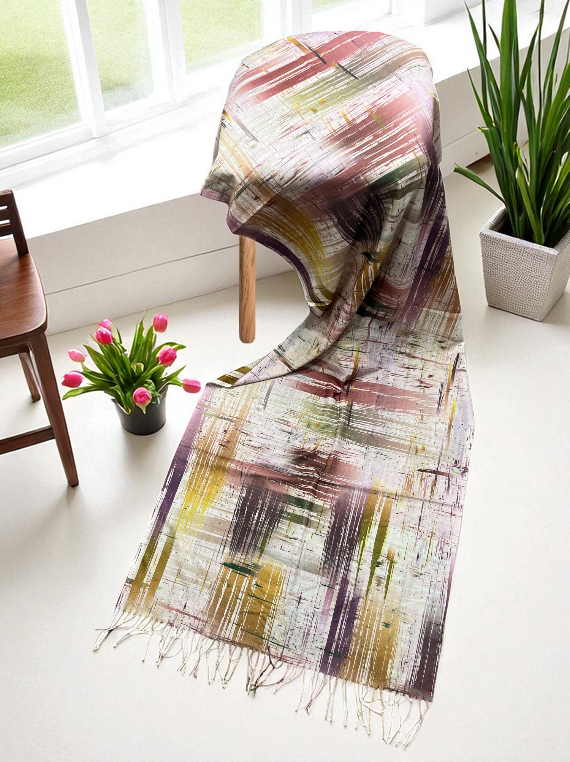 Elegance Soft Touch Printed Wool Staller Edit25 (25ST26-02)