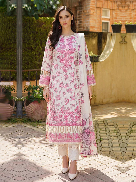 Elegance by Sanam Saeed Embroidered Lawn Collection 2026 (D-04)