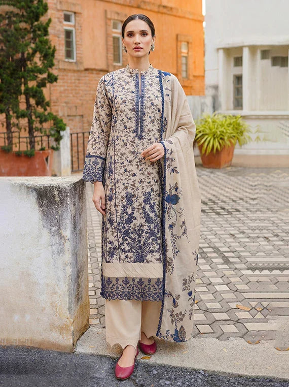 Elegance by Sanam Saeed Embroidered Lawn Collection 2026 (D-08)