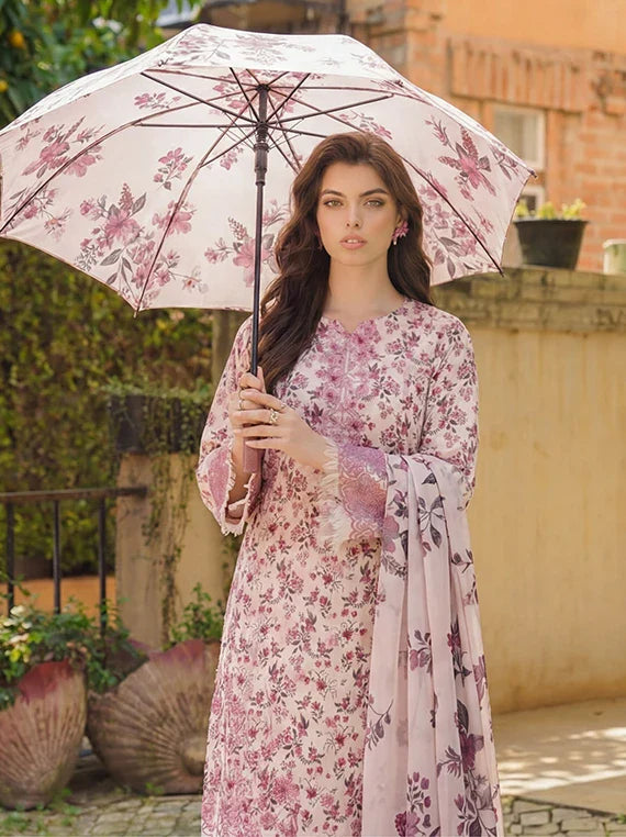 Elegance by Sanam Saeed Embroidered Lawn Collection 2026 (D-10)
