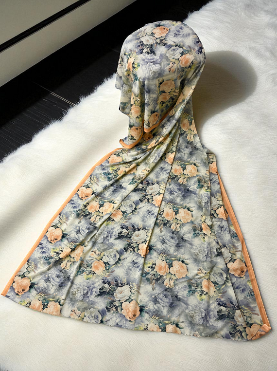 Elegant All Over Printed Lawn Shawl Edit25 (25SH81-01)