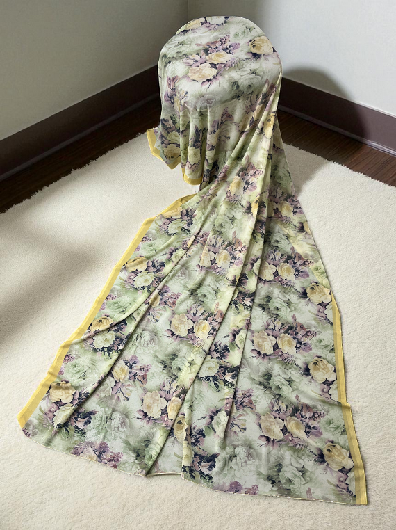Elegant All Over Printed Lawn Shawl Edit25 (25SH81-02)