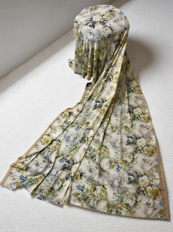 Elegant All Over Printed Lawn Shawl Edit25 (25SH81-04)