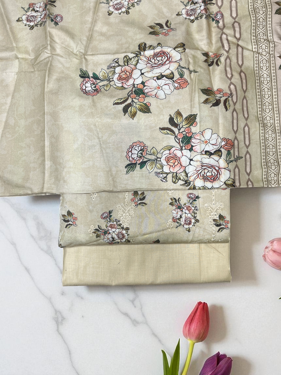 Elegant Chikankari Staple Linen Edit 2025 (25DK06-02)