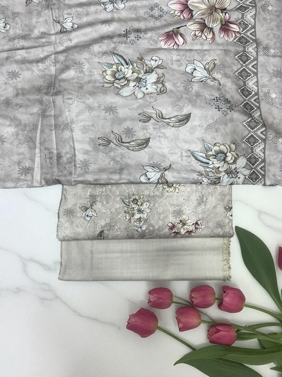 Elegant Chikankari Staple Linen Edit 2025 (25DK06-05)