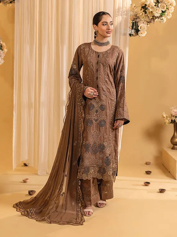 Eleganza Dilkash Embroidered Zari Viscose Collection 2025 (EG-863)