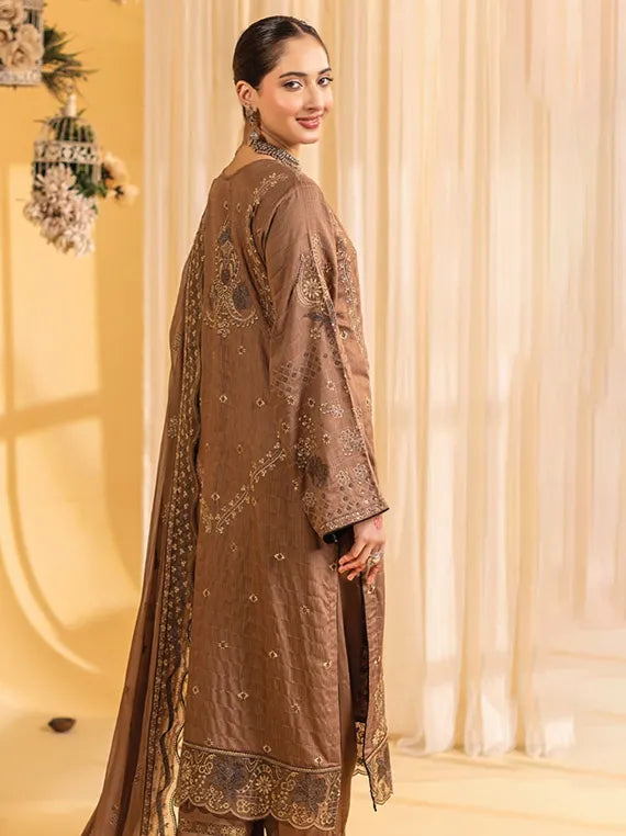 Eleganza Dilkash Embroidered Zari Viscose Collection 2025 (EG-863)