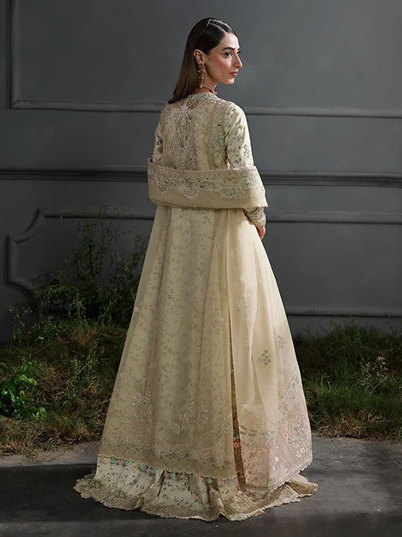 Elirah By Qalamkar Collection 2026 (MF 04 IVORY GRACE)