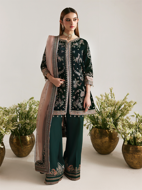 Emaan Adeel Luxury Organza Formal Collection 2026 (01-MEHRUUNISA)