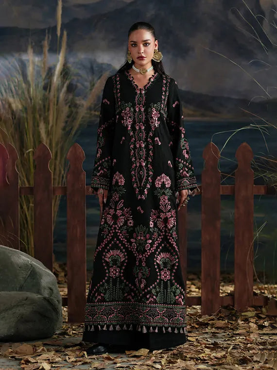 Emaan Adeel Winter Letters Unstitched Karandi Collection'26 (TWLIGHT NOTES)