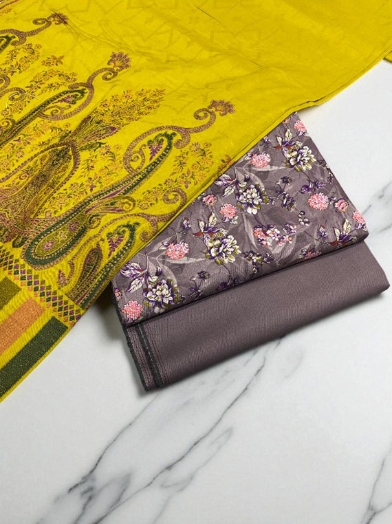 Ember Bloom Printed Khaddar Edit 2025 Vol-CG20 (CG20-01)