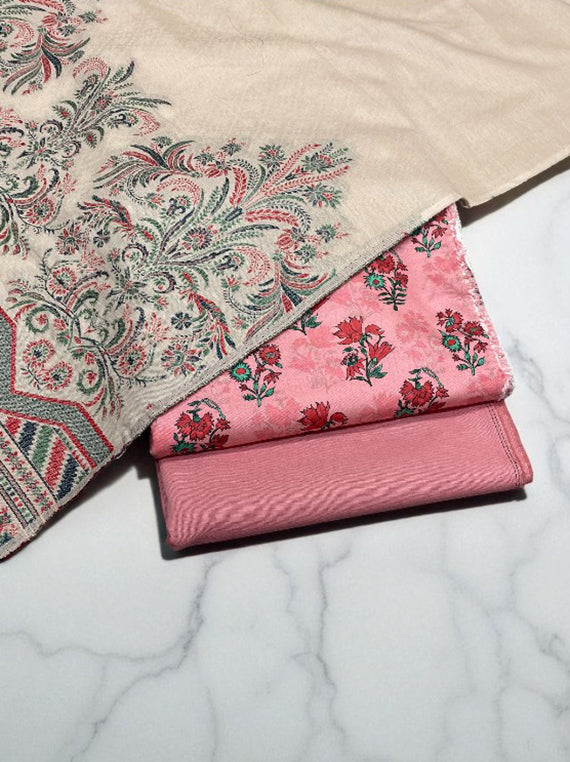 Ember Bloom Printed Khaddar Edit 2025 Vol-CG20 (CG20-14)