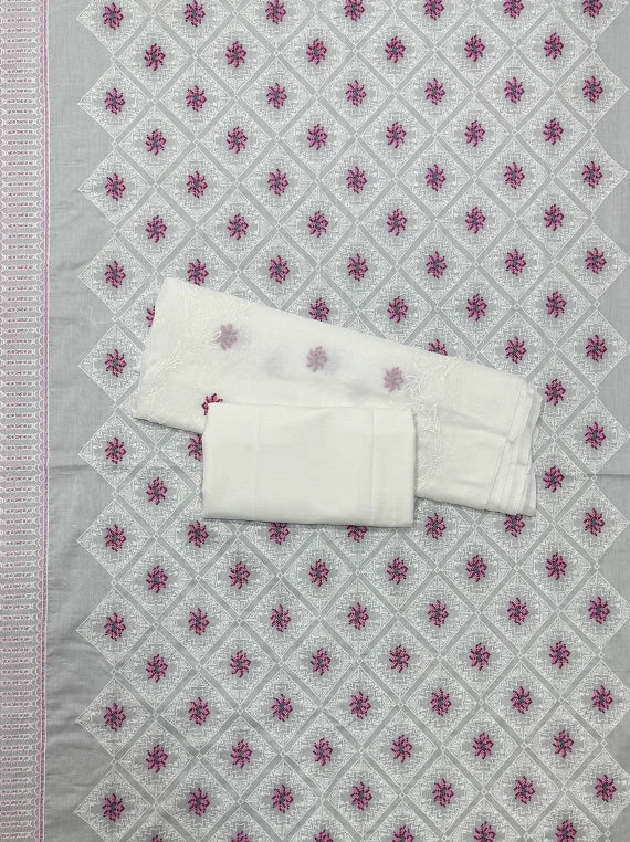 Embroidered Chikankari Lawn Edit 2026 Vol 26DB53 (D-02)
