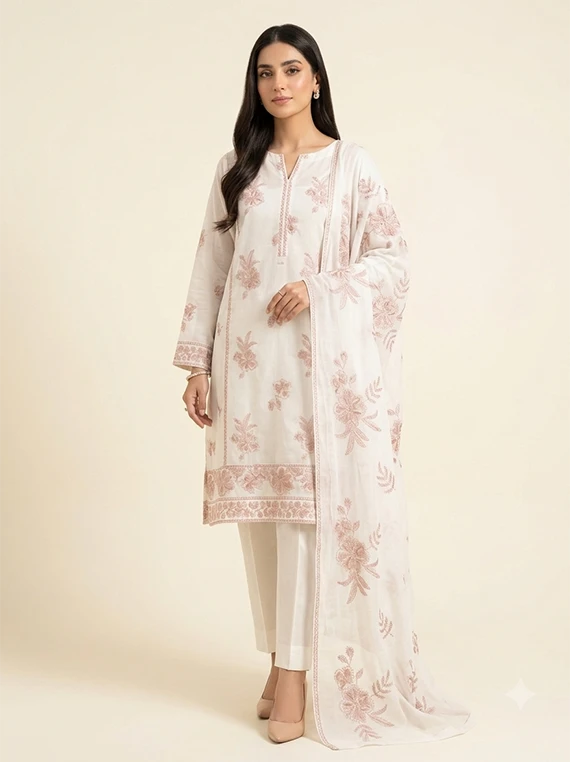 Embroidered Lawn Edit 2026 Vol-26DB54 (D-03)