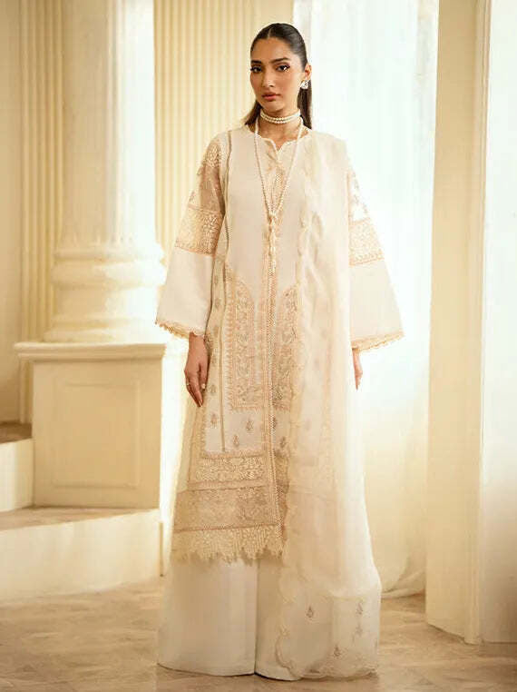 Embroidered Grand Luxe Collection 2026 by Umar Poshak (07-OYSTER)