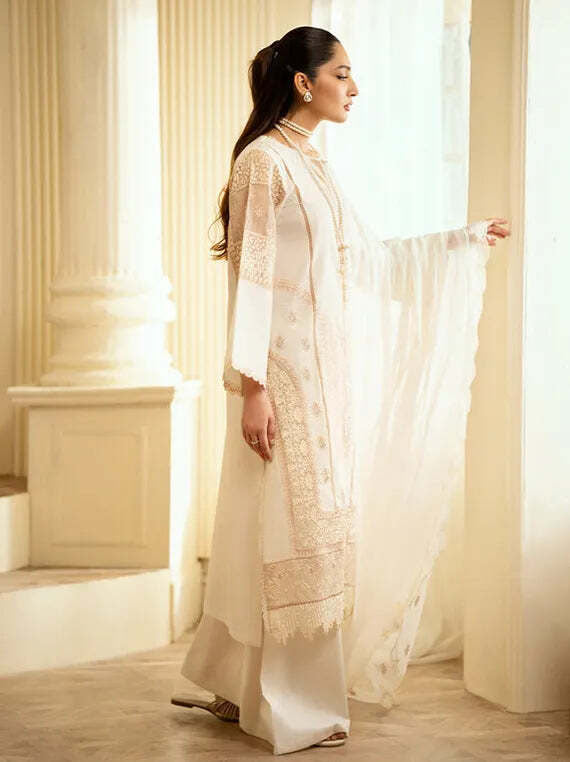 Embroidered Grand Luxe Collection 2026 by Umar Poshak (07-OYSTER)