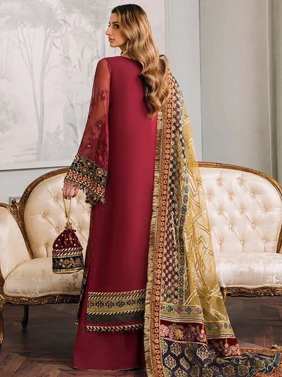 Embroidered Net Collection 2025 By Baroque (BQU-CH12-D07)