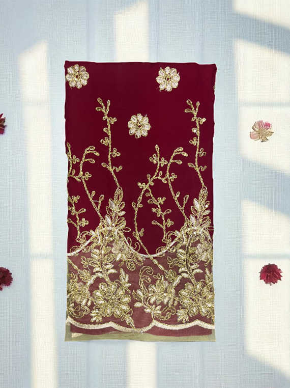 Embroidery Tila Work Linen Shirt Edition (TP36-03)