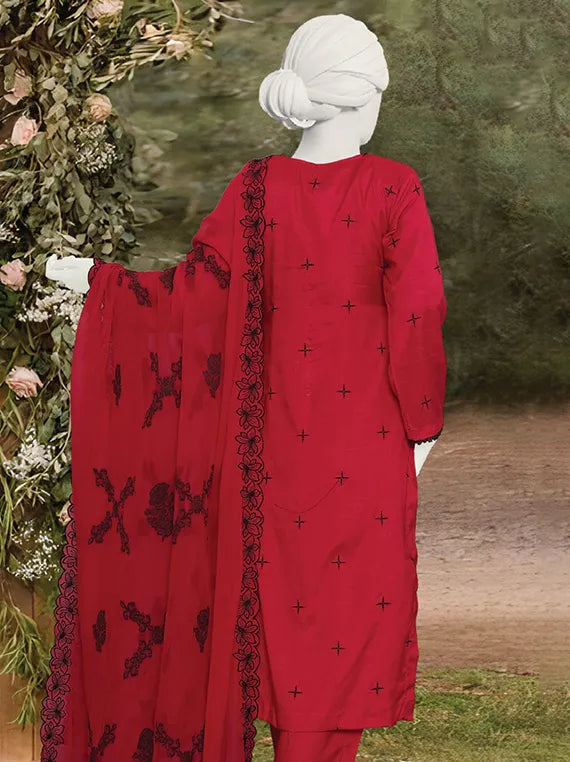 Eshal Embroidered Viscose Slub Collection 2025 by ABC (D-04)