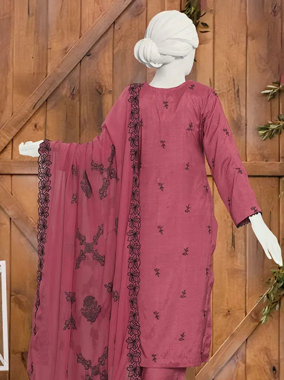 Eshal Embroidered Viscose Slub Collection 2025 by ABC (D-06)