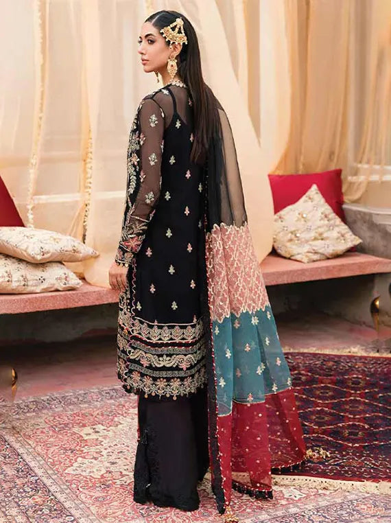 Ethereal Chiffon Embroidered Collection 2025 (AZ-09 Arash)