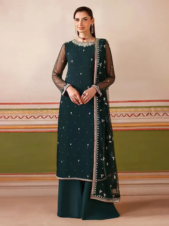 Exclusive Zarif Unstitched Wedding Collection'26 (UNST-HF-02 SHENAAR)