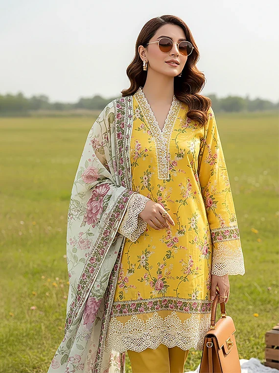 Exclusive 3PC Lawn Collection 2026 by Lakhany (LG-MM-0936)