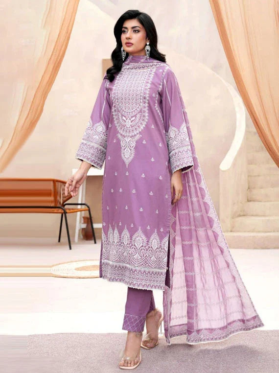 FALAK by Wania Embroidered Lawn Collection 2026 Vol-01 (WL-53)