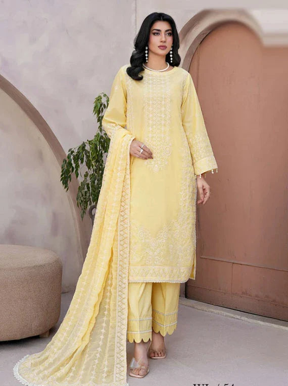 FALAK by Wania Embroidered Lawn Collection 2026 Vol-01 (WL-54)