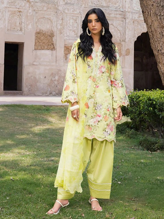 FLORA by Gul Ahmed Embroidered Lawn Collection 2026 (BM-62046)