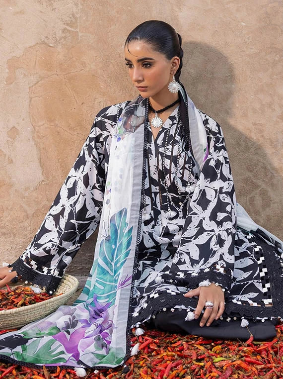 FLORA by Gul Ahmed Embroidered Lawn Collection 2026 (BM-62070)