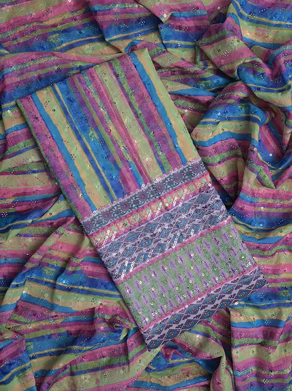 Fancy Chikankari Printed Lawn Shirt Edit 2025 (LI08-08)