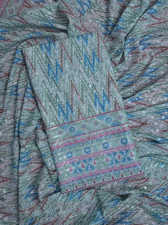 Fancy Chikankari Printed Lawn Shirt Edit 2025 (LI08-26)