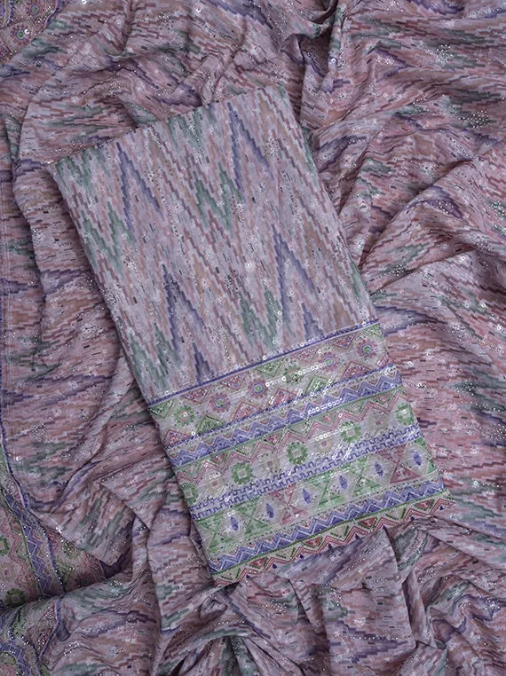 Fancy Chikankari Printed Lawn Shirt Edit 2025 (LI08-27)