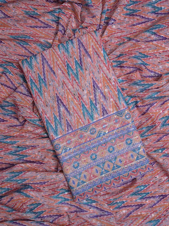 Fancy Chikankari Printed Lawn Shirt Edit 2025 (LI08-28)