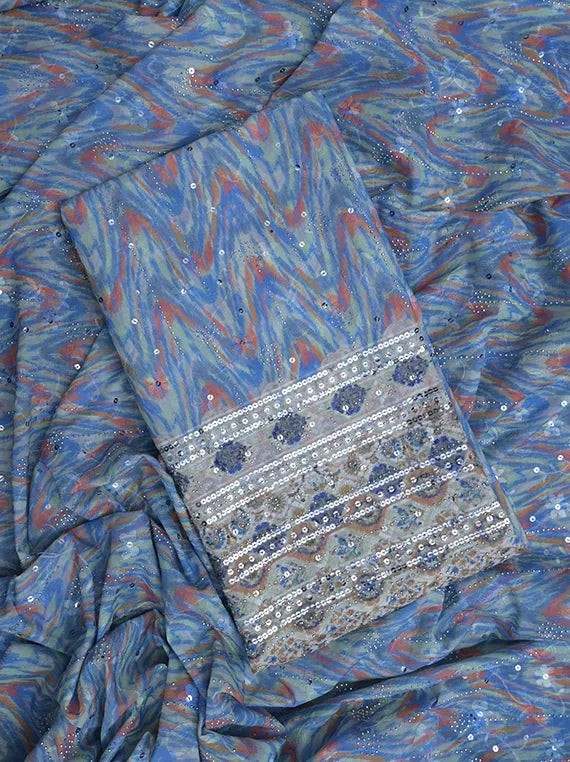 Fancy Chikankari Printed Lawn Shirt Edit 2025 (LI08-35)