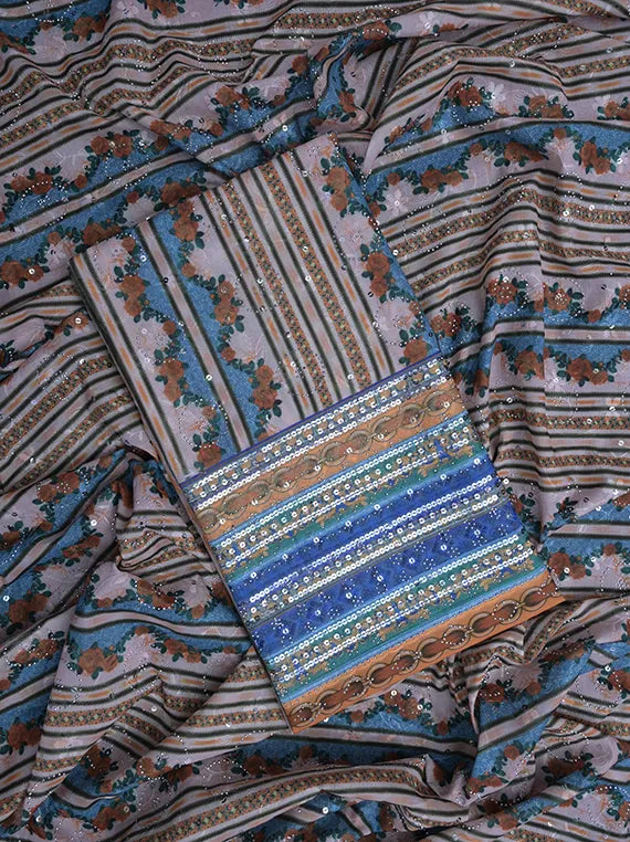 Fancy Chikankari Printed Lawn Shirt Edit 2025 (LI08-37)