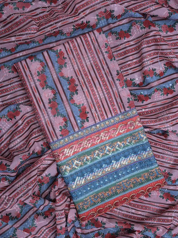 Fancy Chikankari Printed Lawn Shirt Edit 2025 (LI08-40)