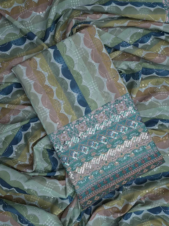 Fancy Chikankari Printed Lawn Shirt Edit 2025 (LI08-41)