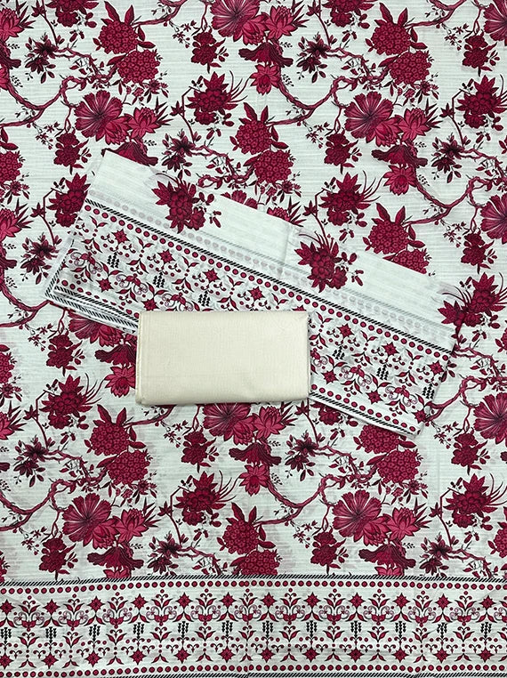 Fancy Flowers Printed Lawn Edit 2026 Vol-RD02 (D-02)