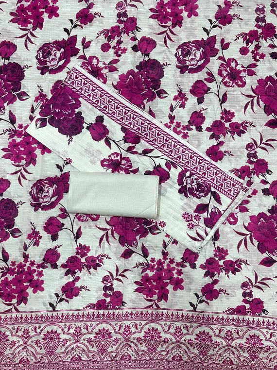 Fancy Flowers Printed Lawn Edit 2026 Vol-RD02 (D-06)