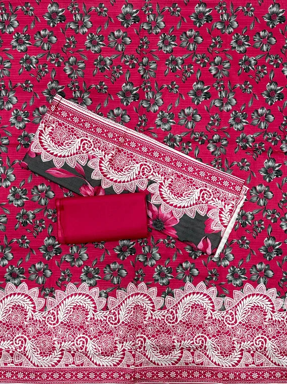 Fancy Flowers Printed Lawn Edit 2026 Vol-RD02 (D-07)