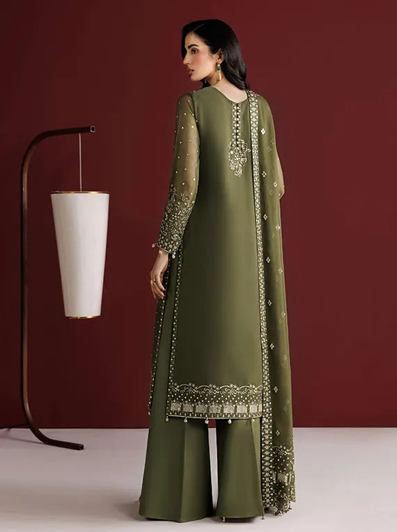 Farasha Unstitched Formal Chiffon Collection'26 (Grove Allure)